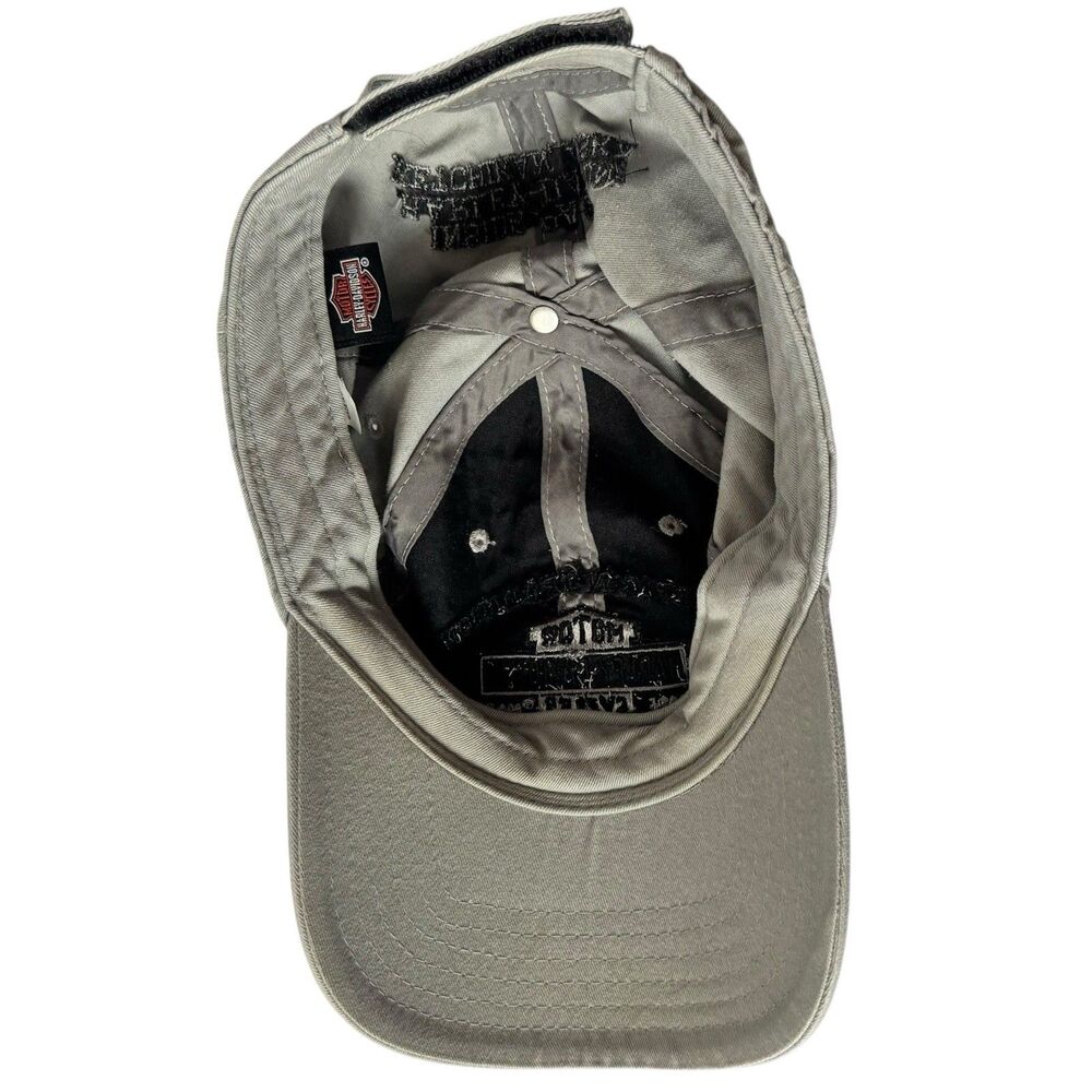 HARLEY DAVIDSON Hat Ketchikan Alaska Inside Passage Gray Baseball Embroidered - Picture 4 of 8